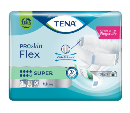 TENA PROSKIN FLEX SUPER PANNOLONE PER INCONTINENZA 30 PEZZI